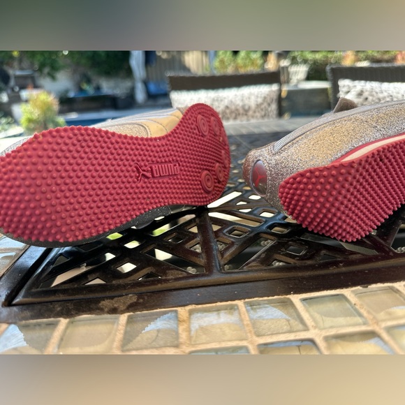 Puma Whirlwind Glitz Glitter Sneakers Silver 1.5C NEW - Picture 3 of 6